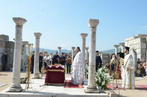 Basilica of Saint John the Evangelist in Ephesus, Turkey